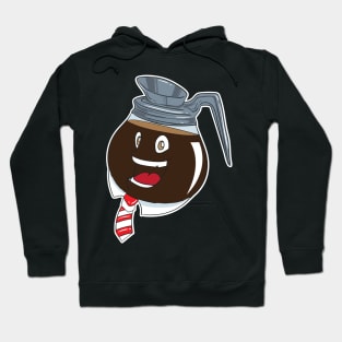 Coffee Pot Head Office Coffeshop Hoodie